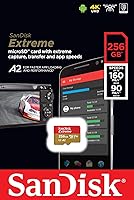 Vista 2 de SanDisk Extreme V30 A2 (paquete de 2) Tarjeta microSD de 256 GB para DJI Mavic Mini 2, Mavic Mini, Mavic Air 2 Drone - C10 U3 A2
