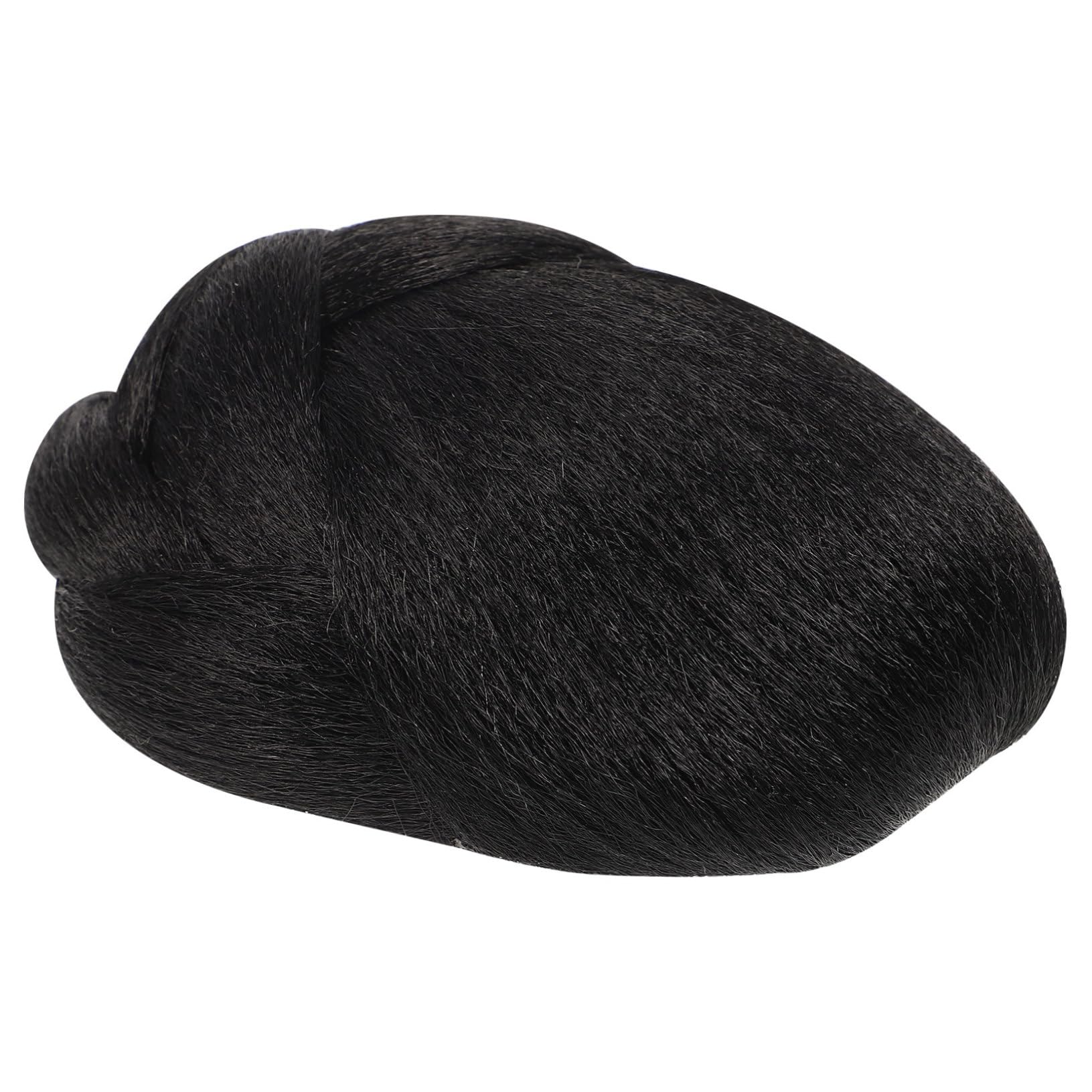 WOFASHPURET Synthetic Fiber Hair Bun Extension Chignon with Jaw Clip for Bridal Easy to Use Adds Volume and Fullness for Neat Hairstyles and Special Occasions