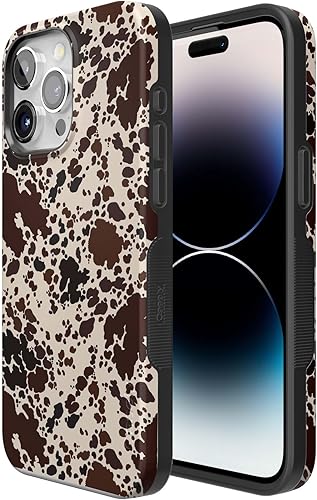 Vista 1007 de Casely Funda para iPhone 15 Pro Jardín Secreto Flores mixtas Funda atrevida Compatible con MagSafe y botón de acción Jardín Secreto Floral