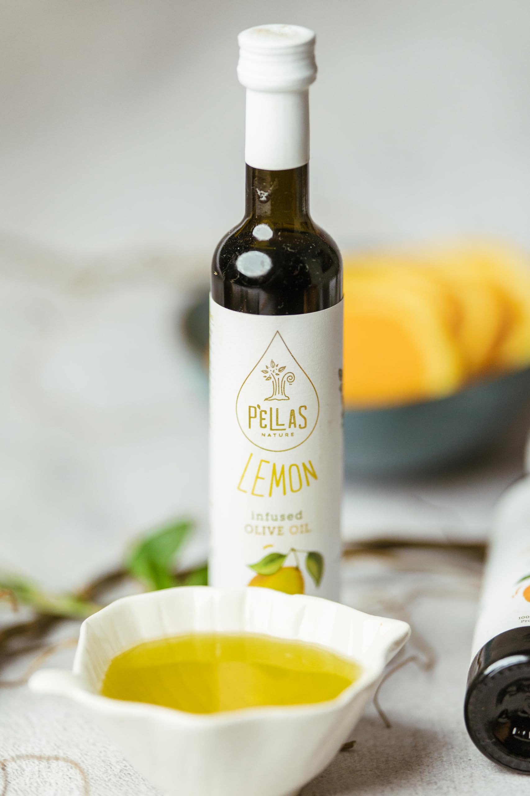 Pellas Nature Huile d'Olive Extra Vierge au Citron - Huile d'Olive Pressée à Froid, Produit Primé de Grèce, OK-Kosher, Sans Additifs, Bouteille de 250ml - 5