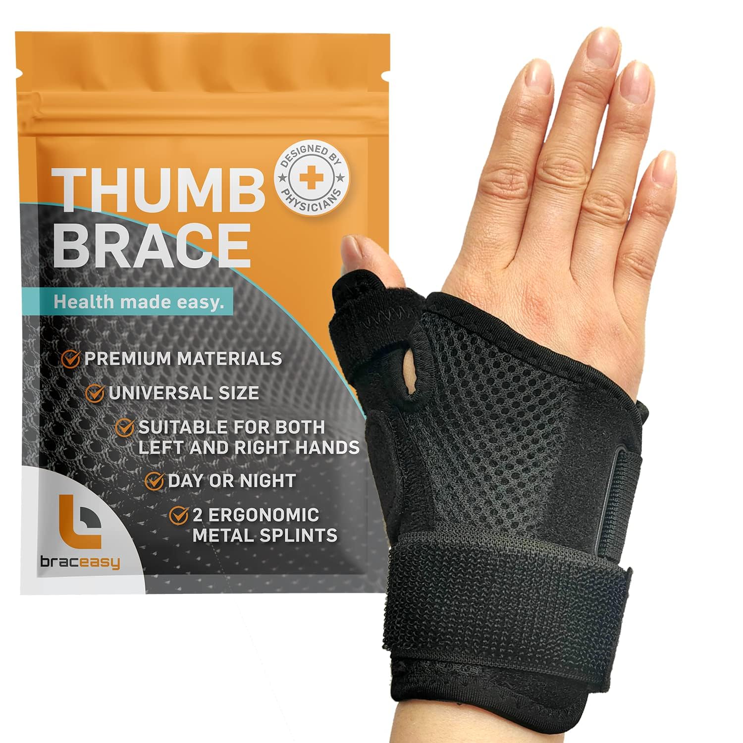 Buy BracEasy Thumb Brace Thumb Support for arthritis Thumb Splint