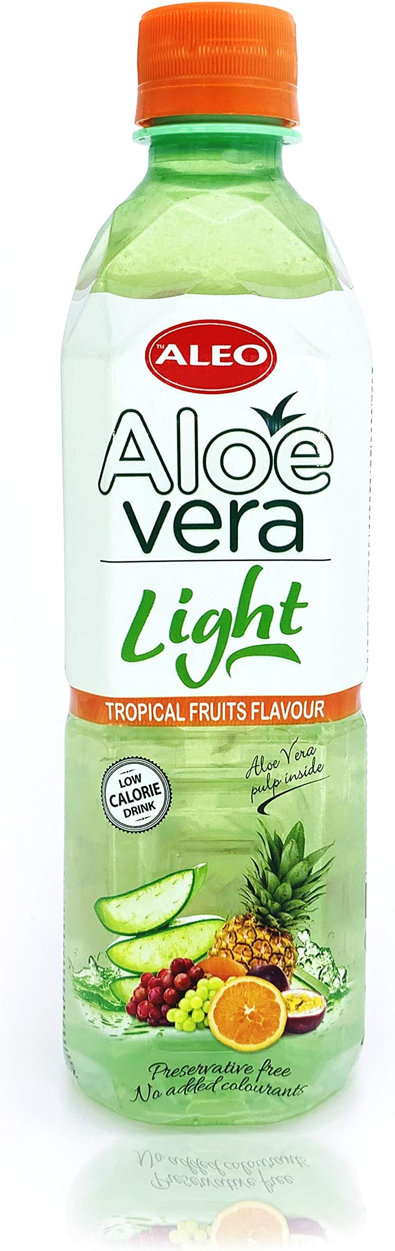 ALEO Light Flavour Aloe Vera Drink, Tropical Fruits, 12000 Millilitre, Pack of 24