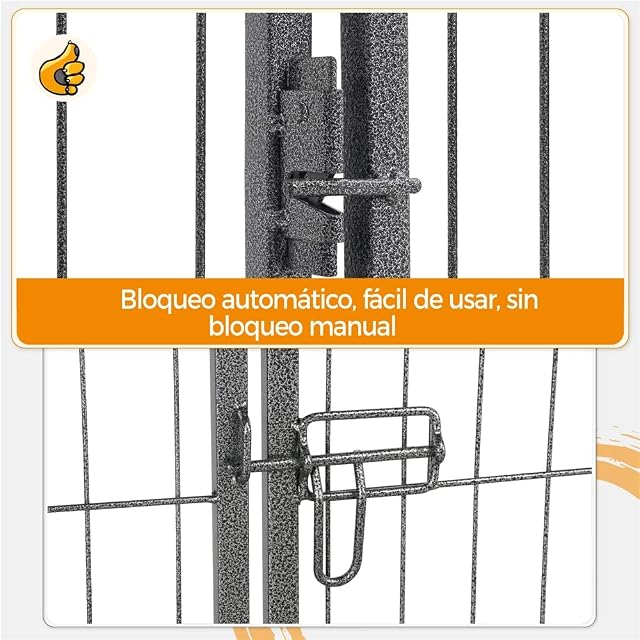 Foto 2 de 7 de Yaheetech 8 Parque para Perro 80x60cm Vallas para Perros Jaula de Cachorros Corral para Mascota Gato Animales…
