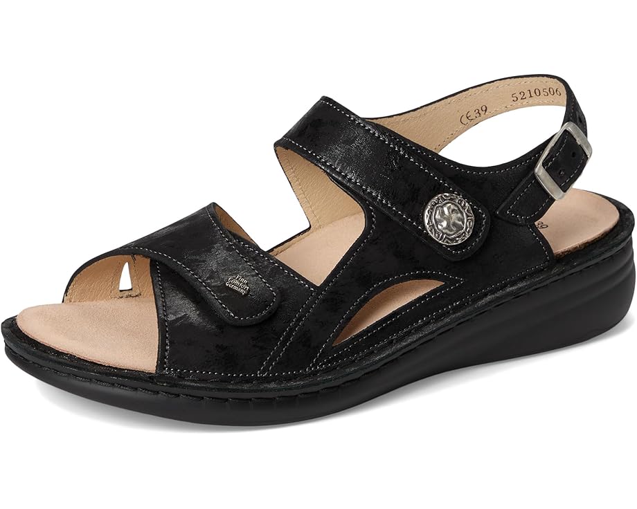 Finn Comfort Barbuda Nero Vegas - Front View