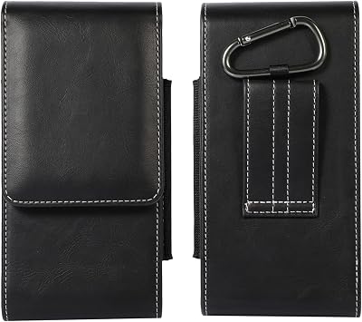 Étui pour Nokia C1 (2019) Housse Ceinture Verticale Cuir et Nylon