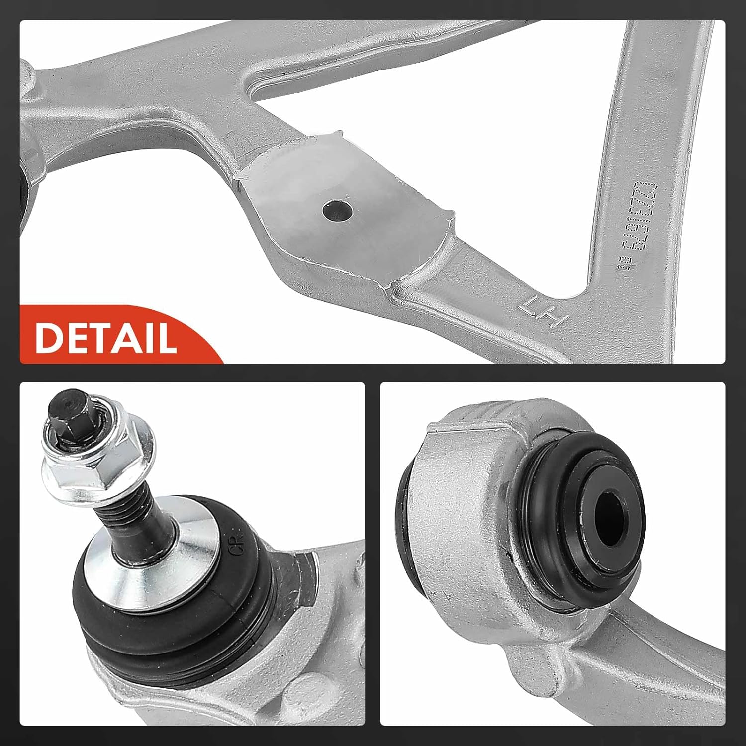A-Premium Rear Left Upper Control Arm, with Ball Joint & Bushing, Compatible with Jaguar XF 09-15, XFR 10-15, XFR-S 13-15, XJ 11-16, XK & XKR 07-09, S-Type 02-08, Ford Thunderbird 02-05, Lincoln LS