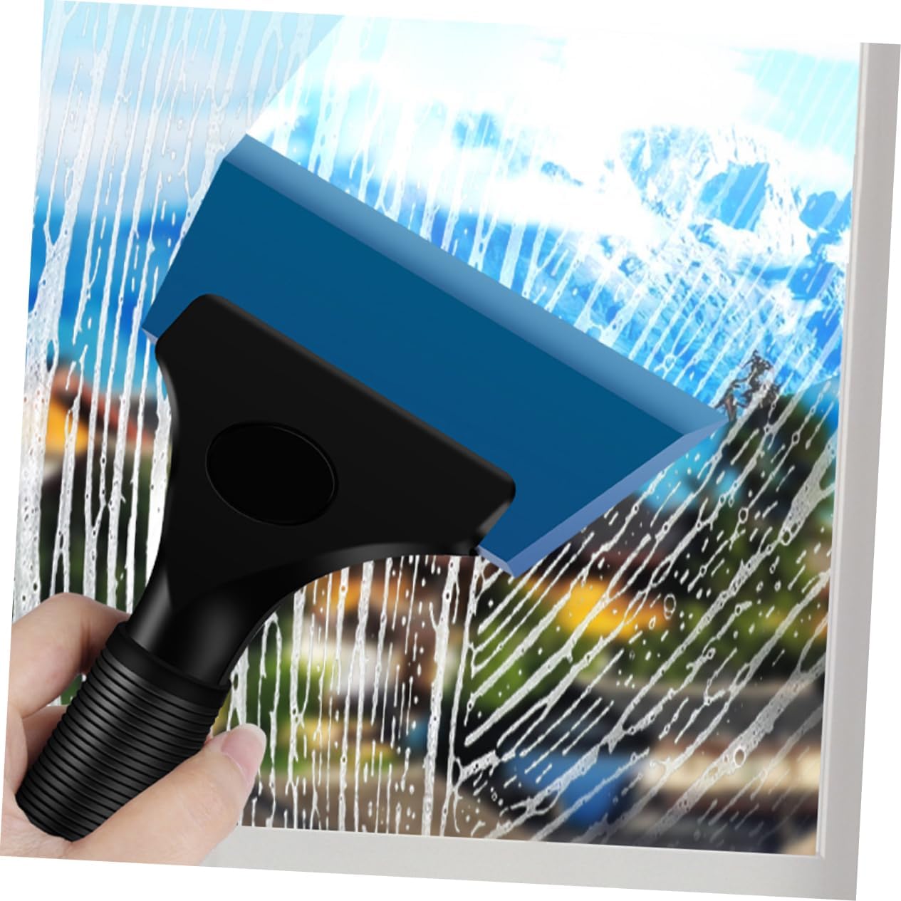 2pcs Outdoor Window Cleaner Tool Car Razor Rv Car Interior Accessories Vinyl Wrap Scraper Window Decals Scraper