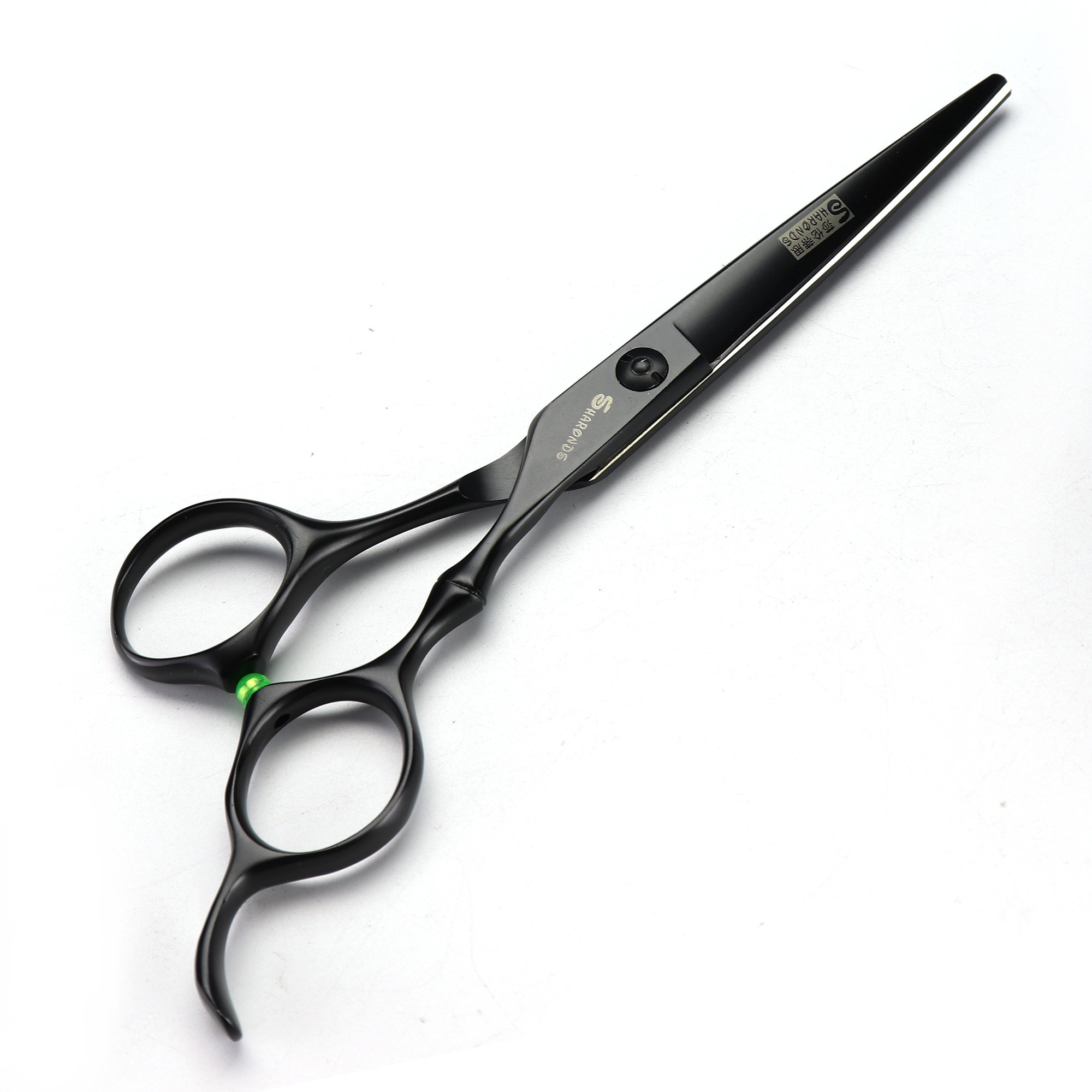 Forbici professionali per capelli e capelli che assottigliano forbici set - nero - acciaio inossidabile J44C 5.5 "/ 6 "7/7.5 pollici (5.5 pollici, 2 pezzi)