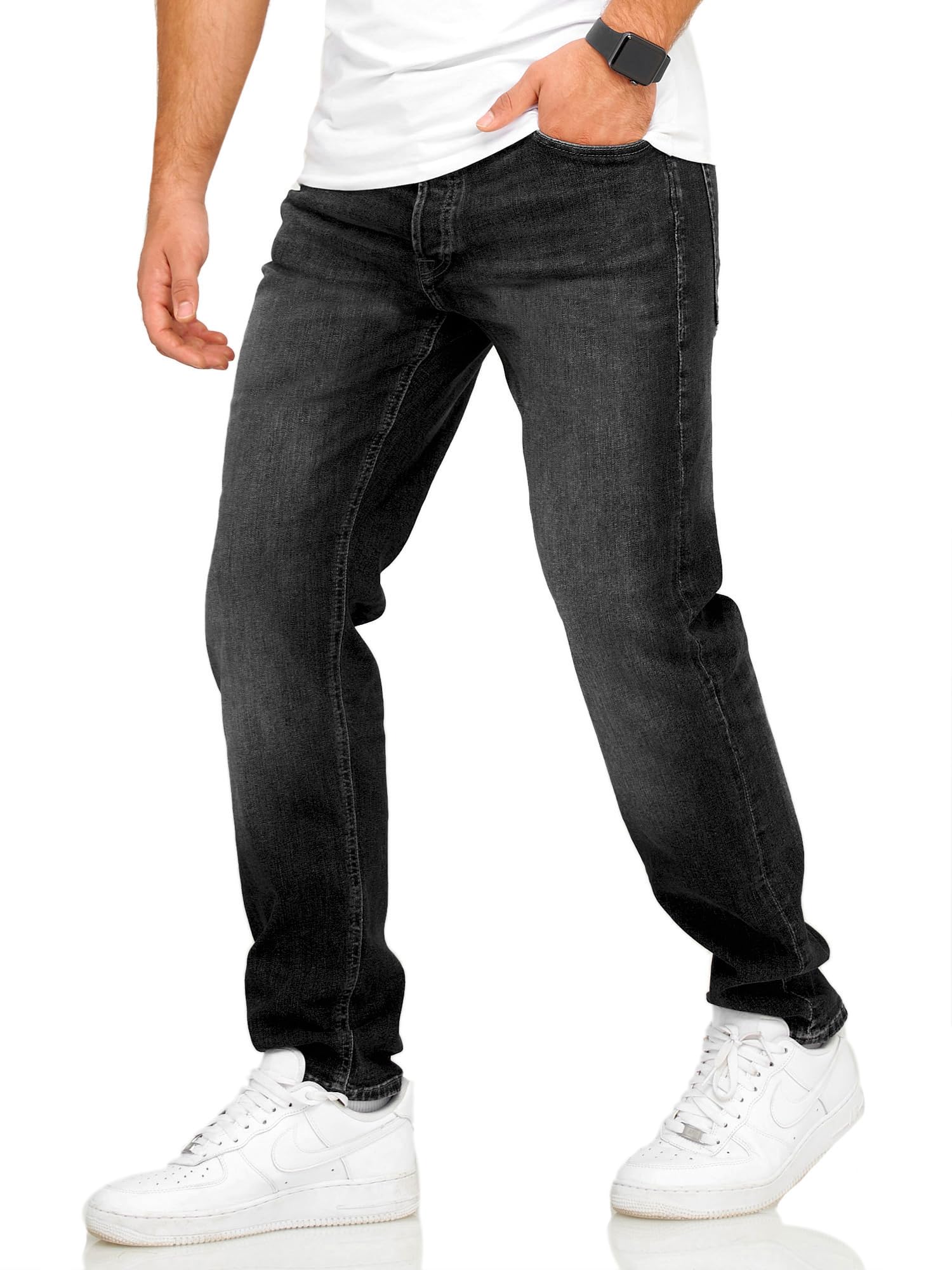 JACK & JONES Herren Jeans Mike ARIS Comfort Fit Denim Herrenhose