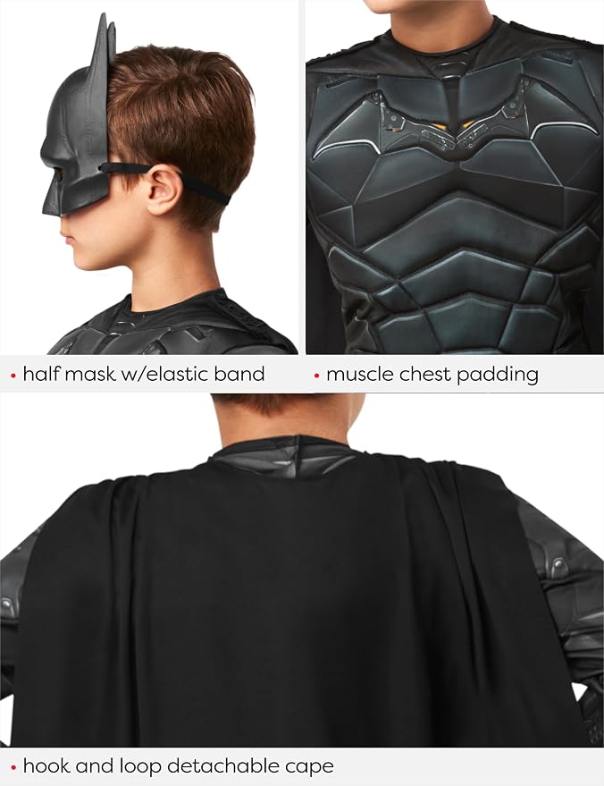 Disfraz Batman para niños talla mediana miniatura 7