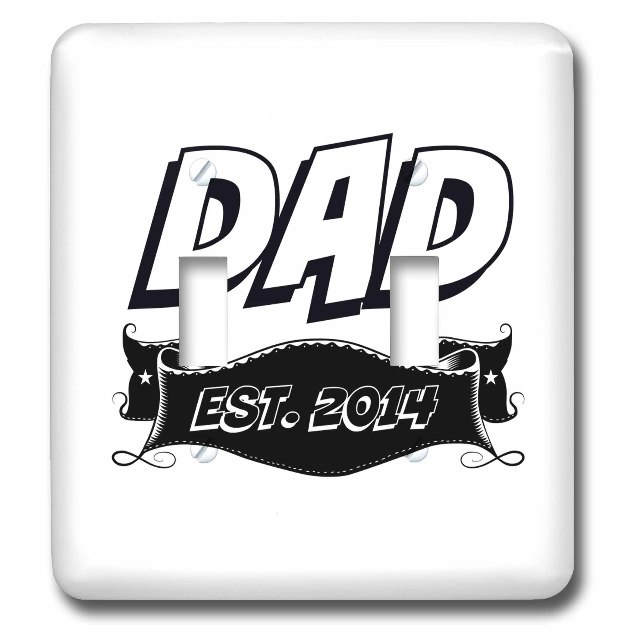 Interruptor de doble palanca Dad Est 2014 3dRose lsp_212211_2 para pared