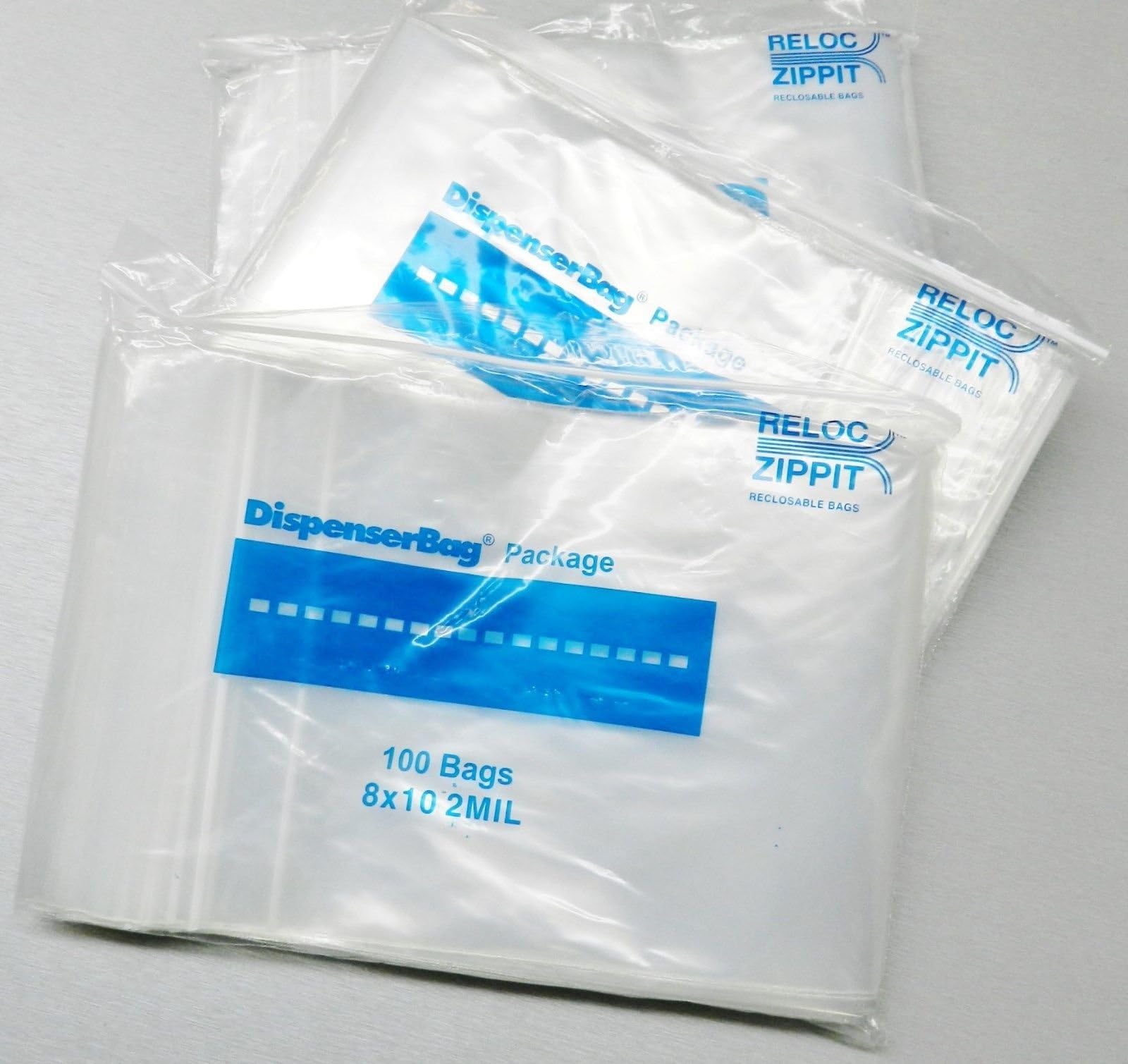 Reclosable Poly Bag 2-MIL, 8"x 10", Clear