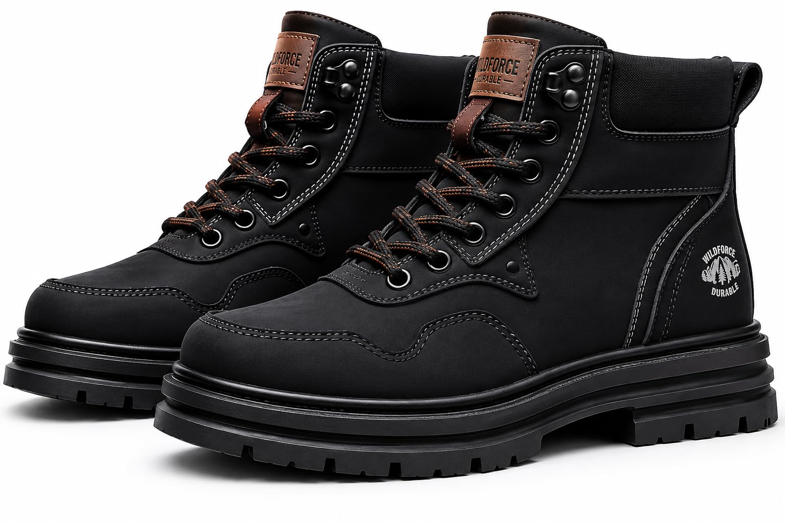 aaqib shoes Men's Leather Boots for Daily Wear(A- 202)-picture-23