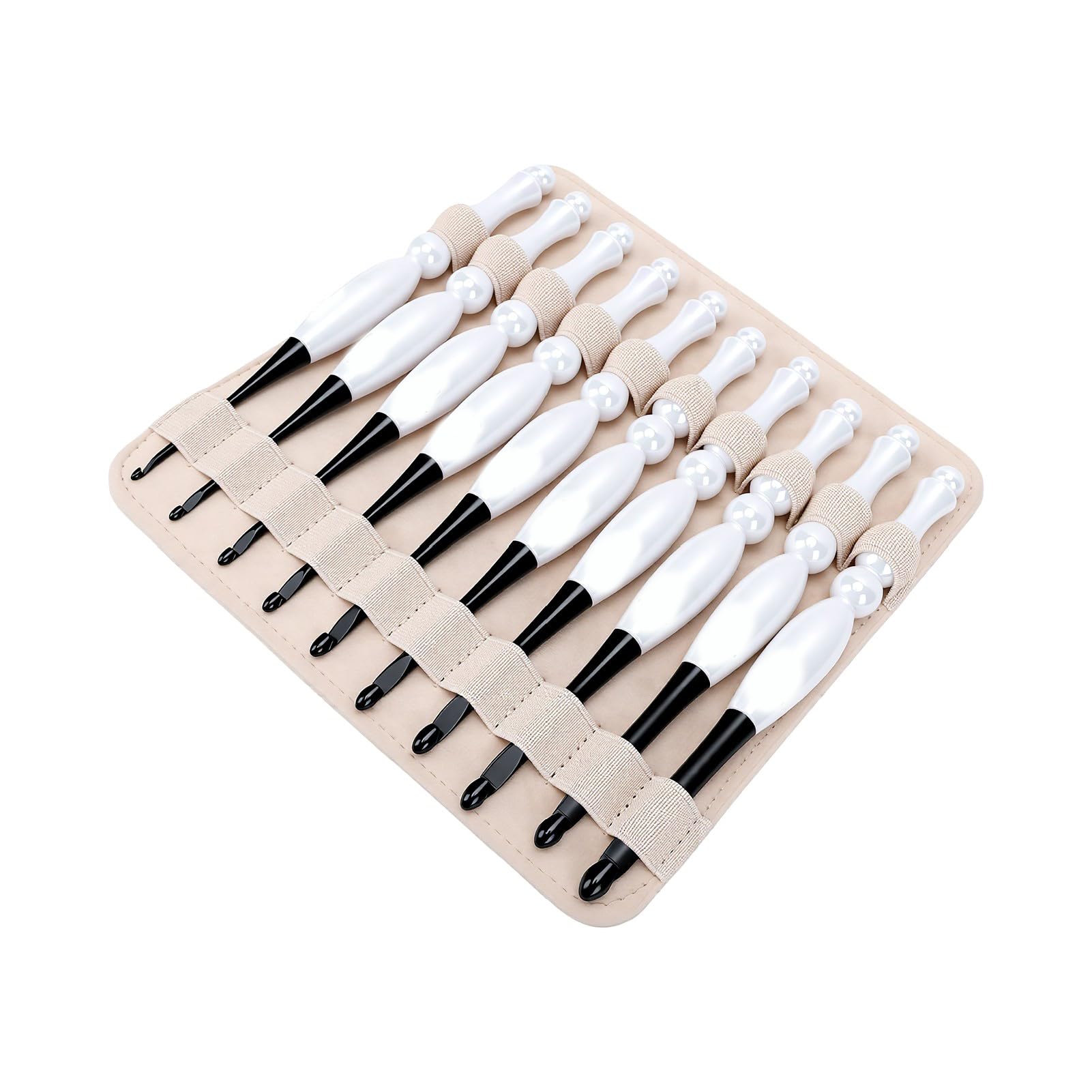 Generic Juego de Ganchillo con Mangos Ergonómicos, 10 Uds. Para Decoración del Hogar, Herramientas de Tejer Acrílicas Duraderas