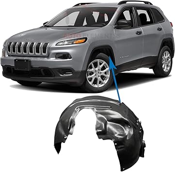 Replacement Parts Automotive Selectvacationproperties Com Fender Liner For 14 15 16 17 18 Jeep Cherokee Front Left Plastic