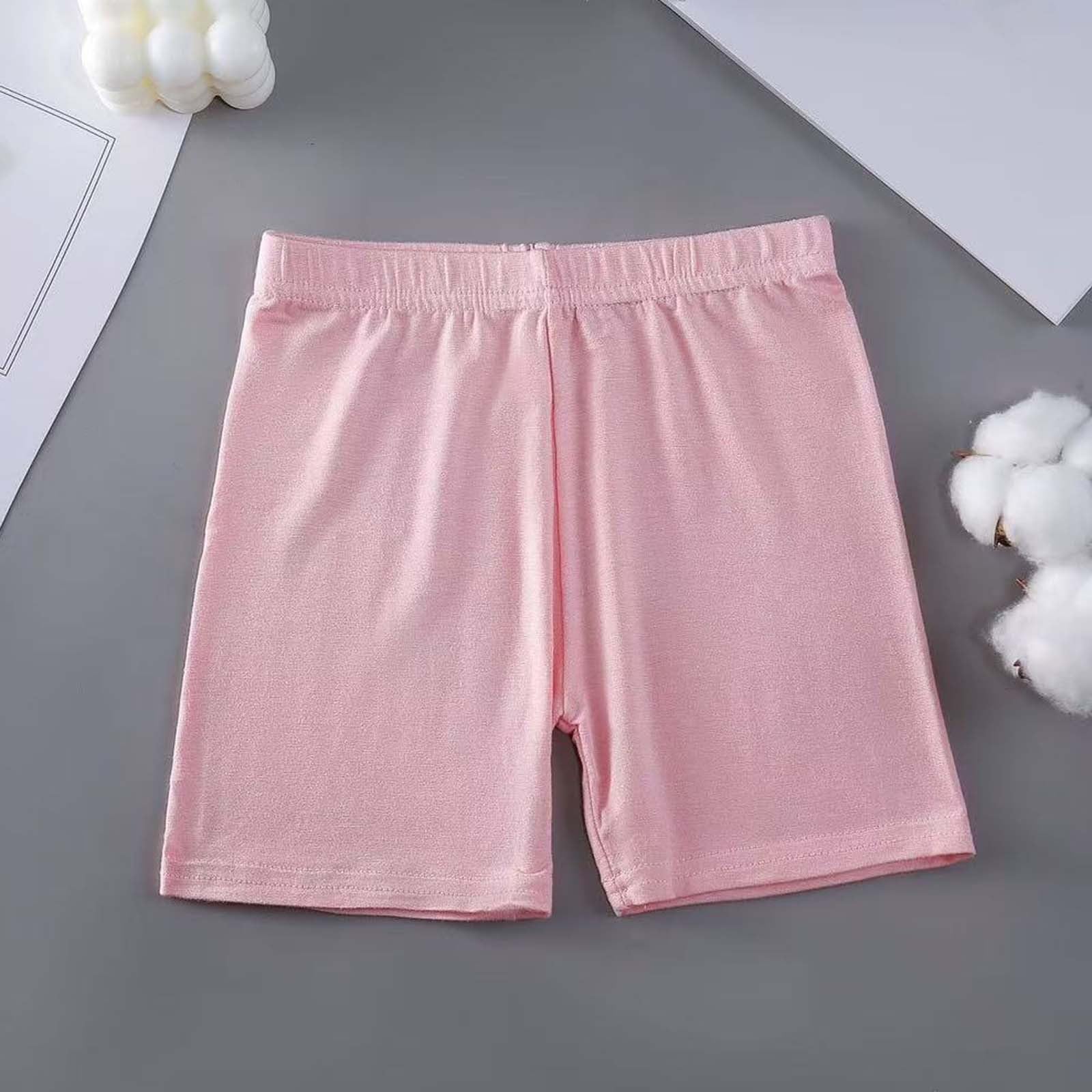 Generisch Mädchen Kurze Leggings Baumwolle Radlerhose Sommer Activewear Shorts, Kinder Unter Kleid Hosen, Elastische Sporthose Turnhose Sommerhose für Sport Laufen Tanz Wandern