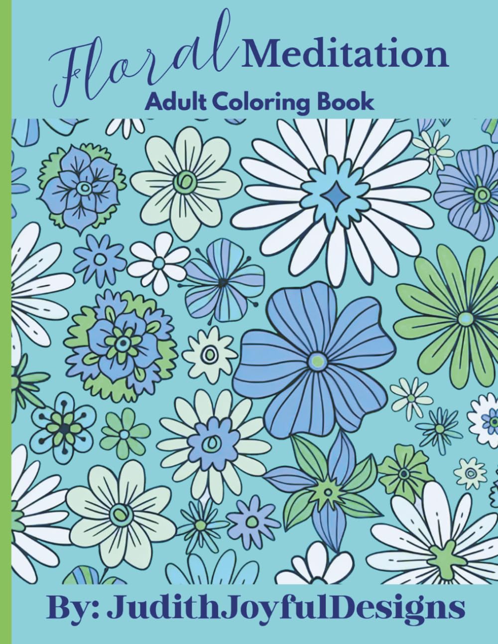Floral Meditation Coloring Book