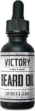 Victory Barber & Brand Beard Oil | End Beardruff with Moisturizing Conditioner for Men | Get Beard Envy | Lightly Scented with Cedar and Lavender | Made in the USA