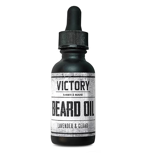 Victory Barber & Brand Aceite para barba | End Beardruff with Moisturizing Conditioner for Men | Get Beard Envy | Ligeramente perfumado con cedro y