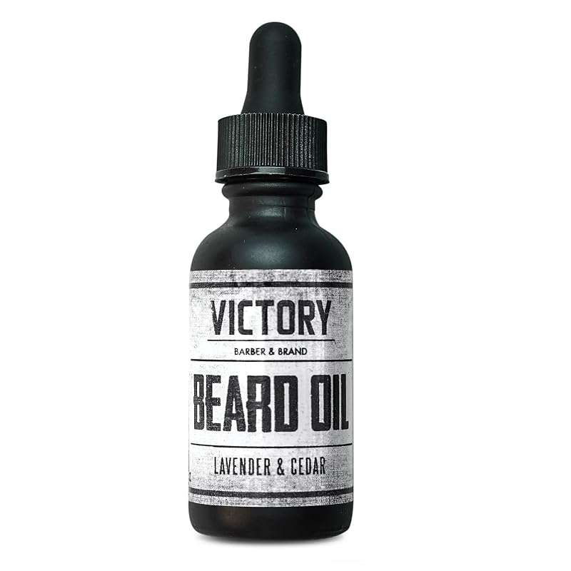 Victory Barber & Brand Óleo para Barba com fragrância de cedro e lavanda