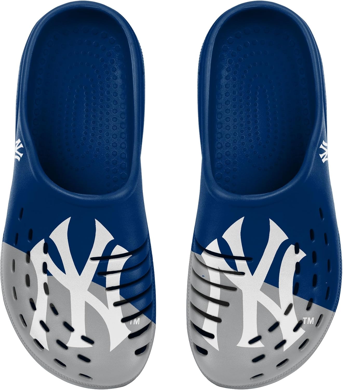 FOCO Men's MLB Colorblock Big Logo Clog