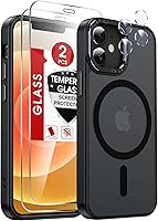 Vista 88 de LeYi Funda para iPhone XR: con protector de pantalla X2 + 2 funda para cámara [compatible con MagSafe] Funda protectora magnética i iphoneXR