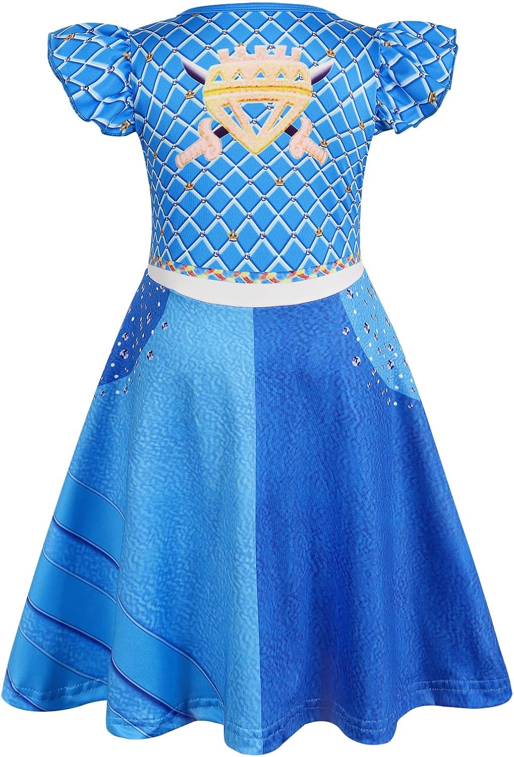 WonderBabe Girls Costume Princess Birthday Party Dress Kids Halloween Party Dress up Outfits - Image 2