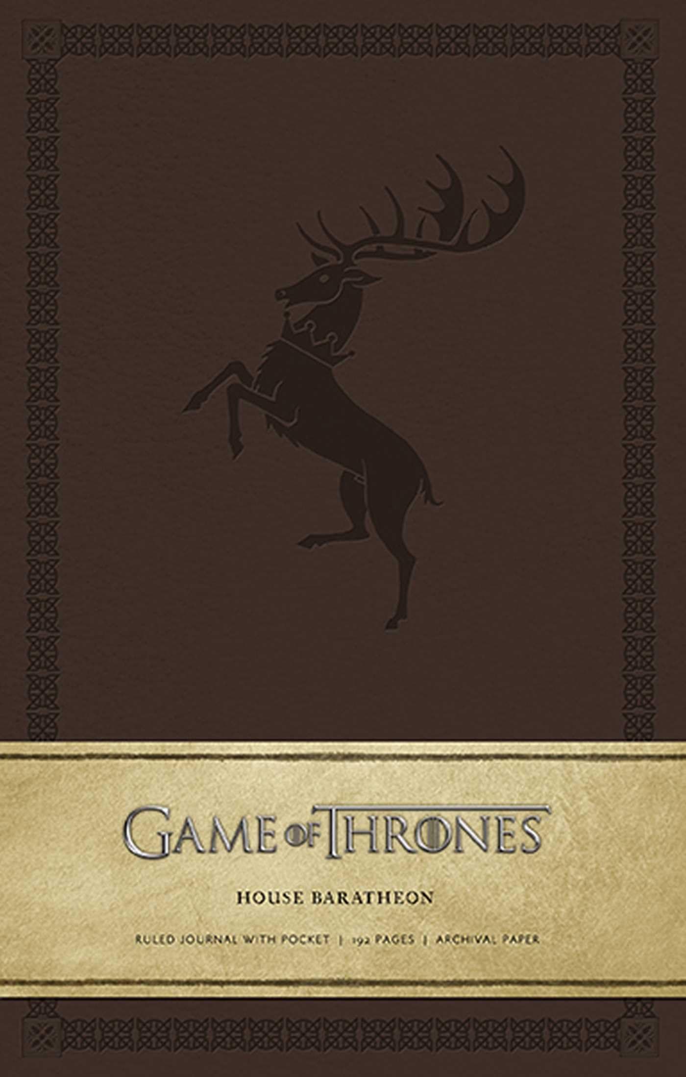Game Of Thrones: House Baratheon Hardcover Ruled Journal