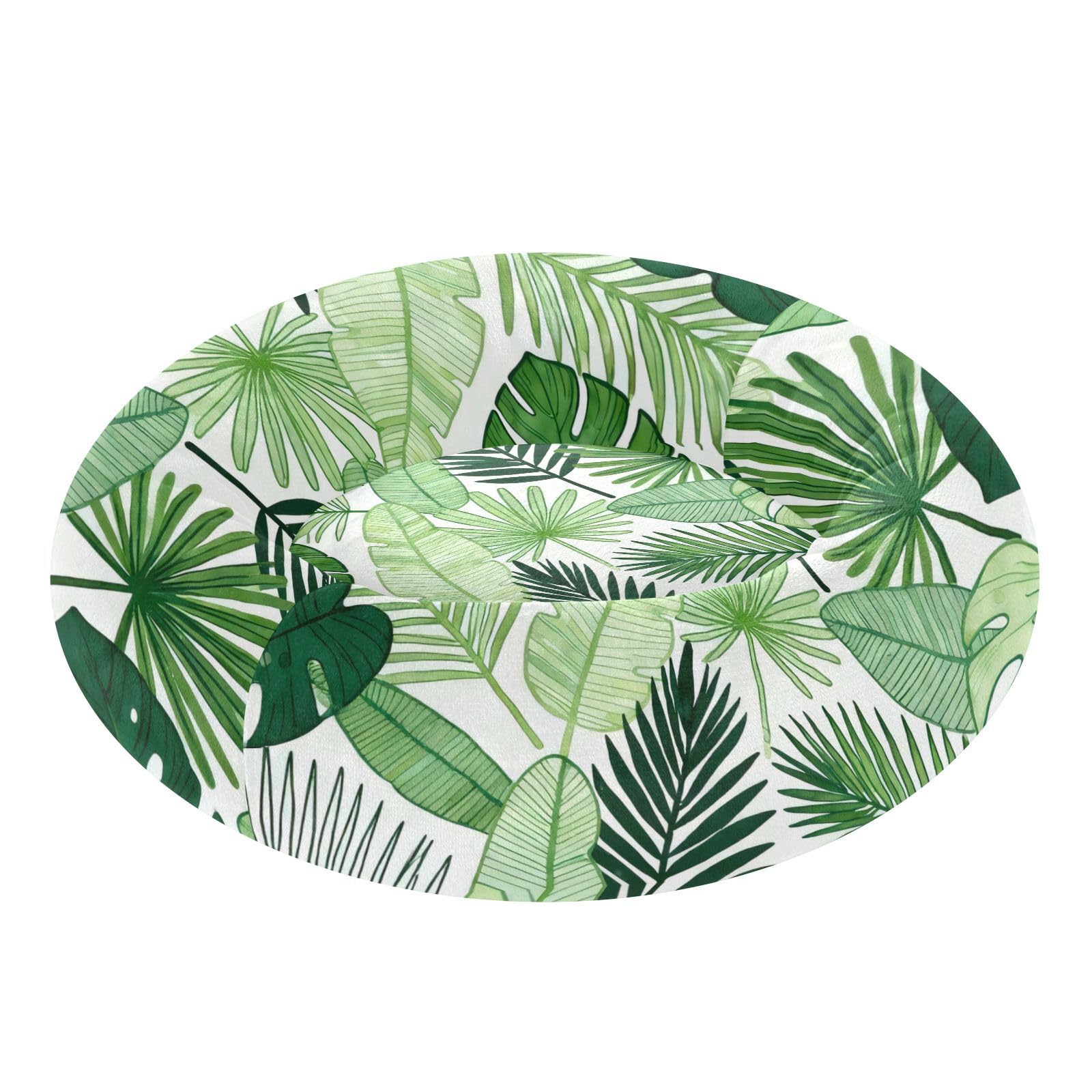 Lit orthopédique pour chat doux et chaud style tropical M