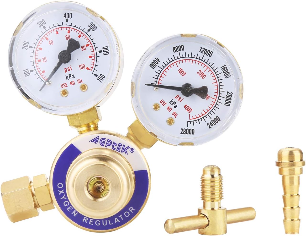 AGPTEK Welding Gas Welder Oxygen Regulator CGA 540