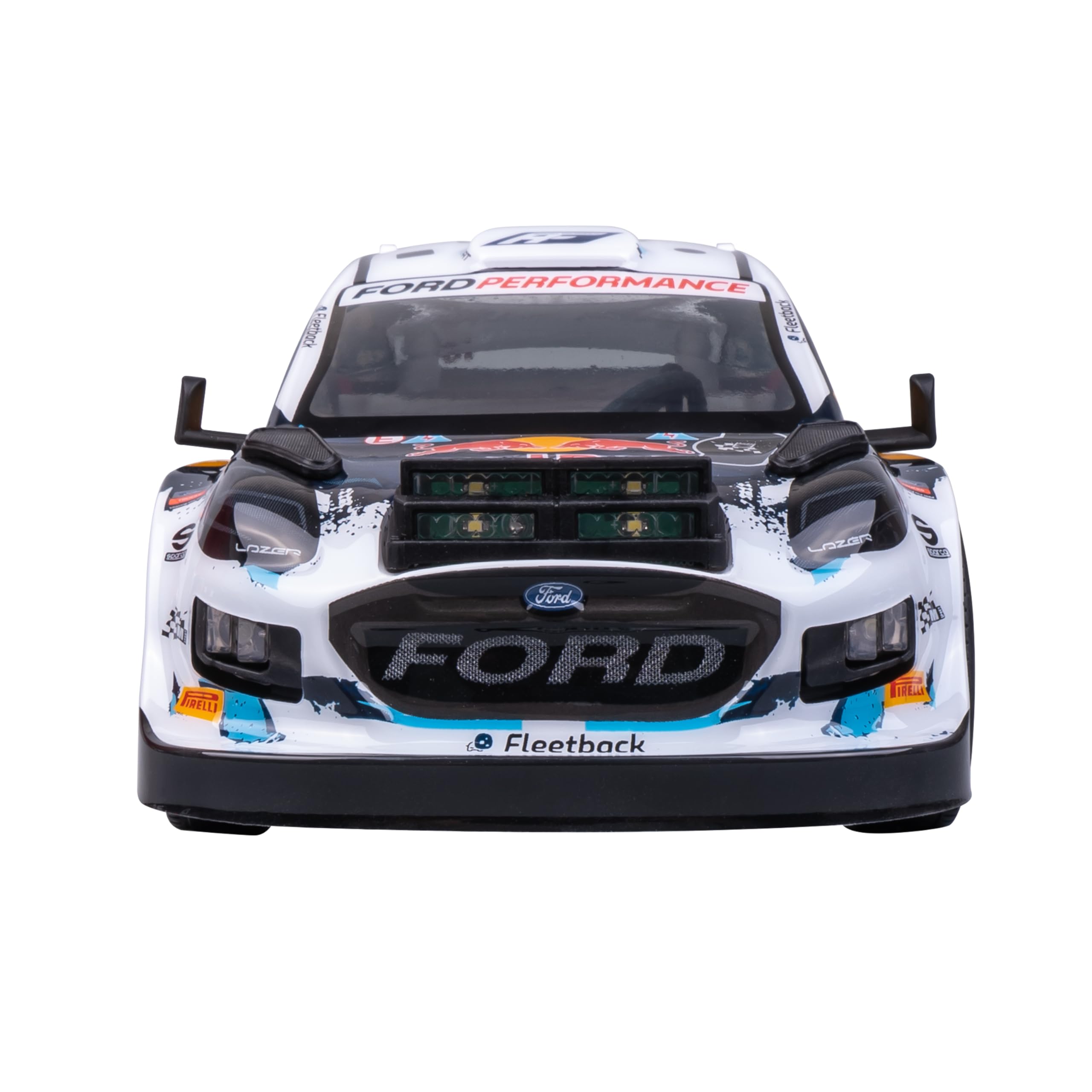 Nikko 10651 M-Sport Ford Puma Hybrid Rally1#16 Fourmaux 1:18 – Modellino da Rally con Luci LED Funzionanti – Auto Radiocomandata 27 cm