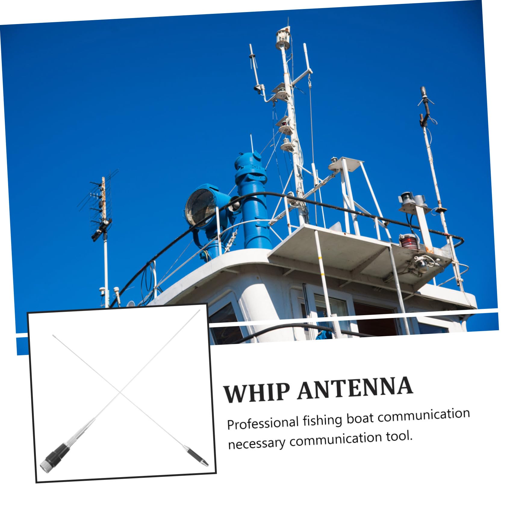 Toyvian 4 Pièces Antenne CB Rétractable pour Radio Optimise la Transmission pour Bateaux et Installation Facile Durable et Polyvalente
