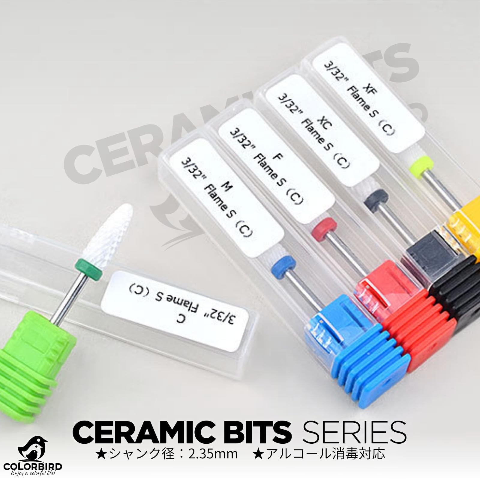 Amazon.co.jp: COLORBIRD ネイルビット セラミック ネイルマシン