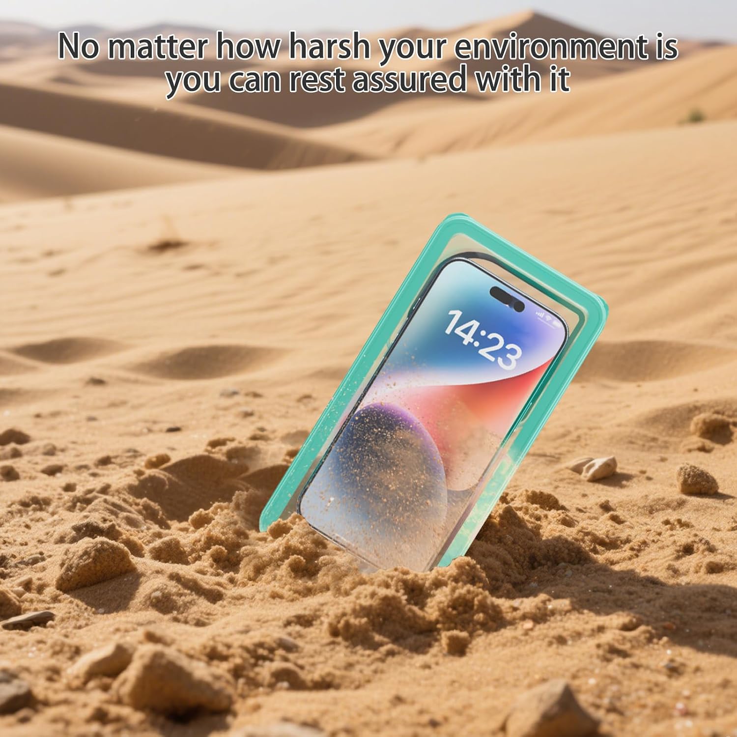 Waterproof Phone Case for Snorkeling with Lanyard IPX8 Underwater Touch/Photo Shockproof Heavy Duty Drop-Proof for iPhone 17 Pro Max/16/15/14 All Cell Phones-Green Shower Phone Case