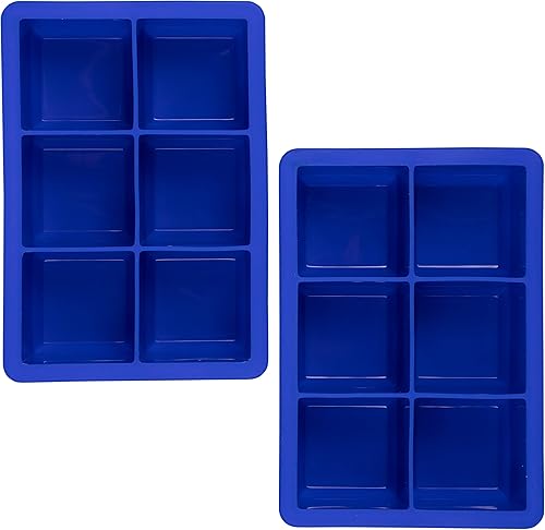 Miniatura 3 de Tovolo Bandeja grande para congelador de moldes de hielo King Craft de 2 pulgadas para whisky bourbon bebidas espirituosas y licores silicona sin