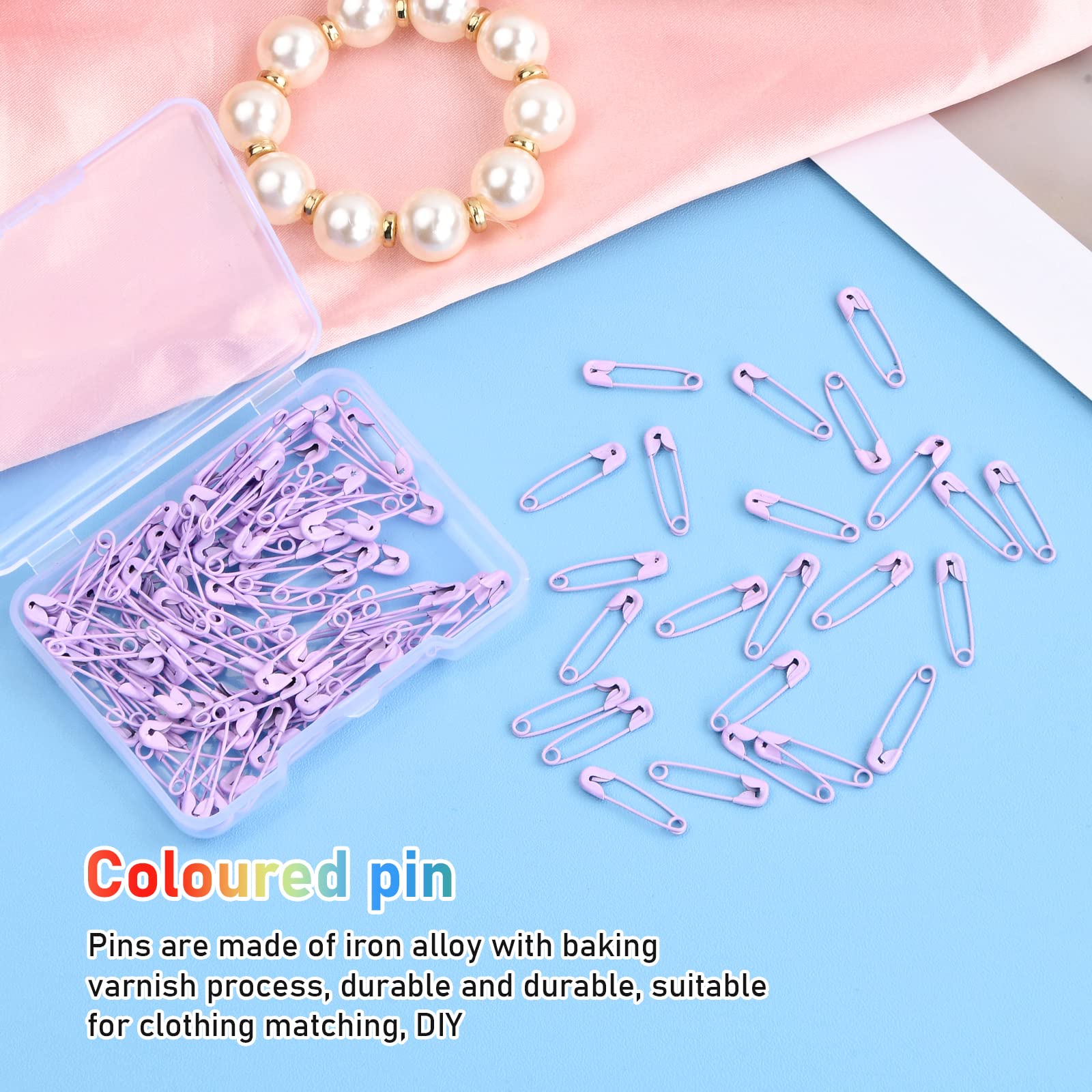 Spille Da Balia 120 Pezzi 19mm - Set Multicolore Resistente Alla Ruggine Per Cucito E Craft - Foto 5