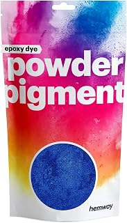 Hemway Pigment Powder Colour Luxury Ultra-Sparkle Dye Metallic Pigments for Epoxy Resin, Polyurethane Paint - 50g / 1.75oz - Metallic Sapphire Blue