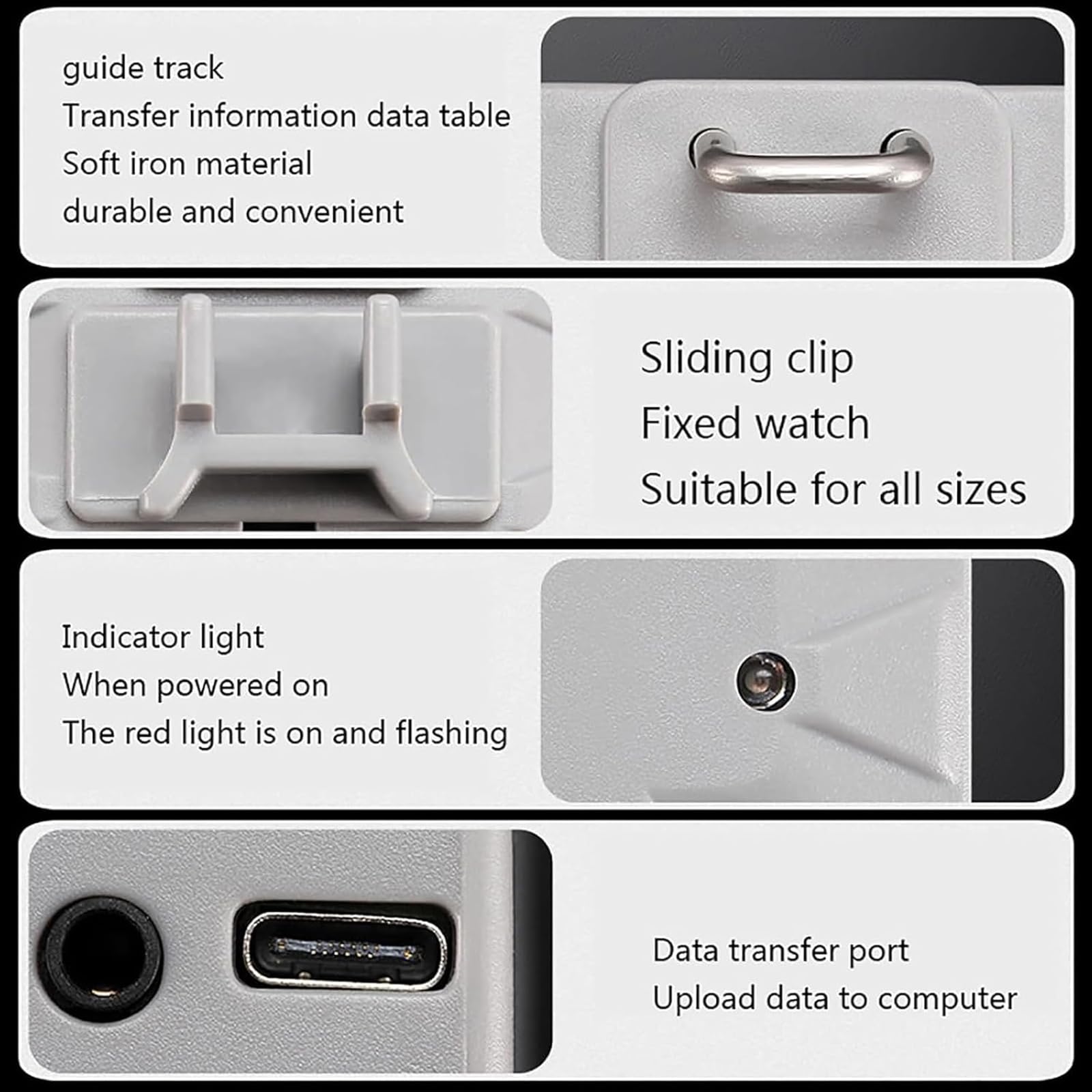 Strumento di calibrazione per orologi meccanici, con USB, per riparazioni accurate, design senza batteria con indicatore LED, ideale per officine di riparazione orologi, alte prestazioni