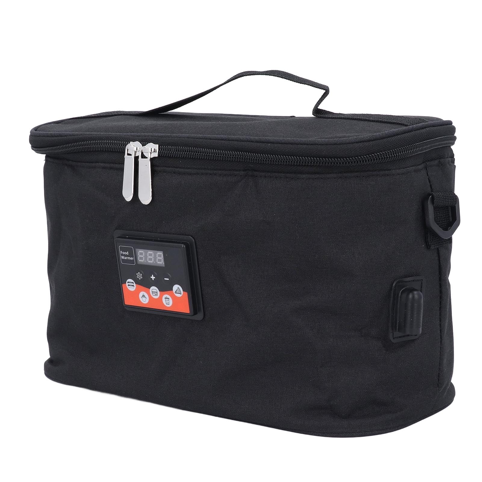Bolsa Calentadora de Biberones para Coche, Bolsa Calentadora de Leche Portátil Ajustable para Viajes, Uso Al Aire Libre, Tela Oxford 30x15x16cm
