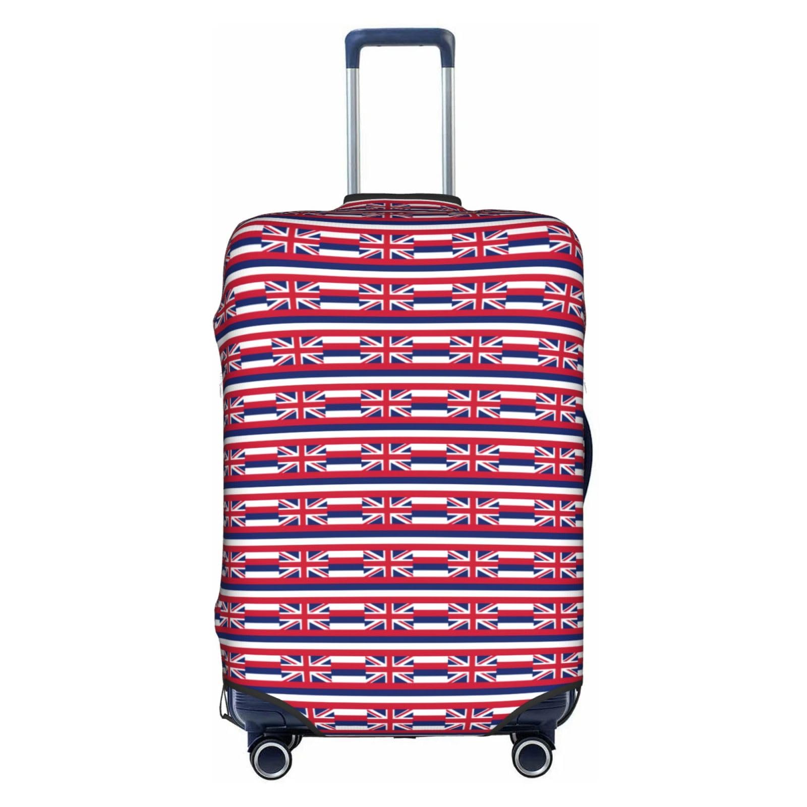 Housse de valise imperméable et légère protégeant votre bagage blanc taille S - 8