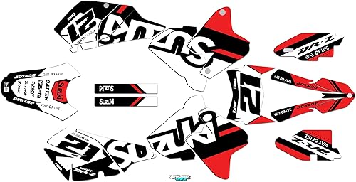Miniatura 8 de Kalair GFX Kit de gráficos para Suzuki DRZ400SM (2001-2023) serie Enigma azul 16 Mil-Dirt pit bike pegatinas de motocicleta, calcomanías de carreras