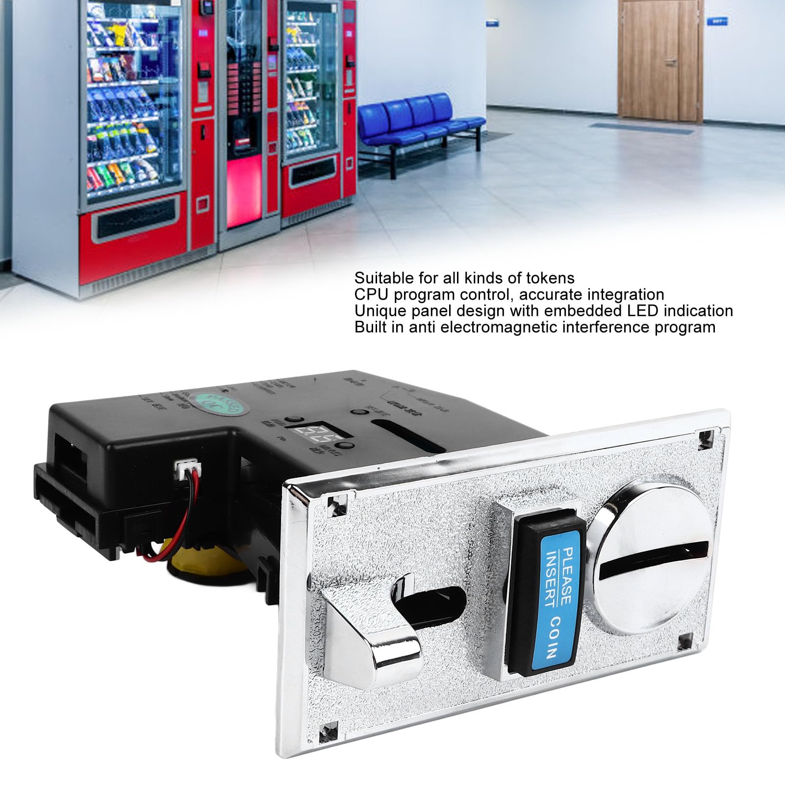 Smart Acceptor, Multi Acceptor Selector, Game Slot Acceptor for Game Mechanism Vending Machine, Accurately Identifies , Wide Applications, Simple , Multi Currency
