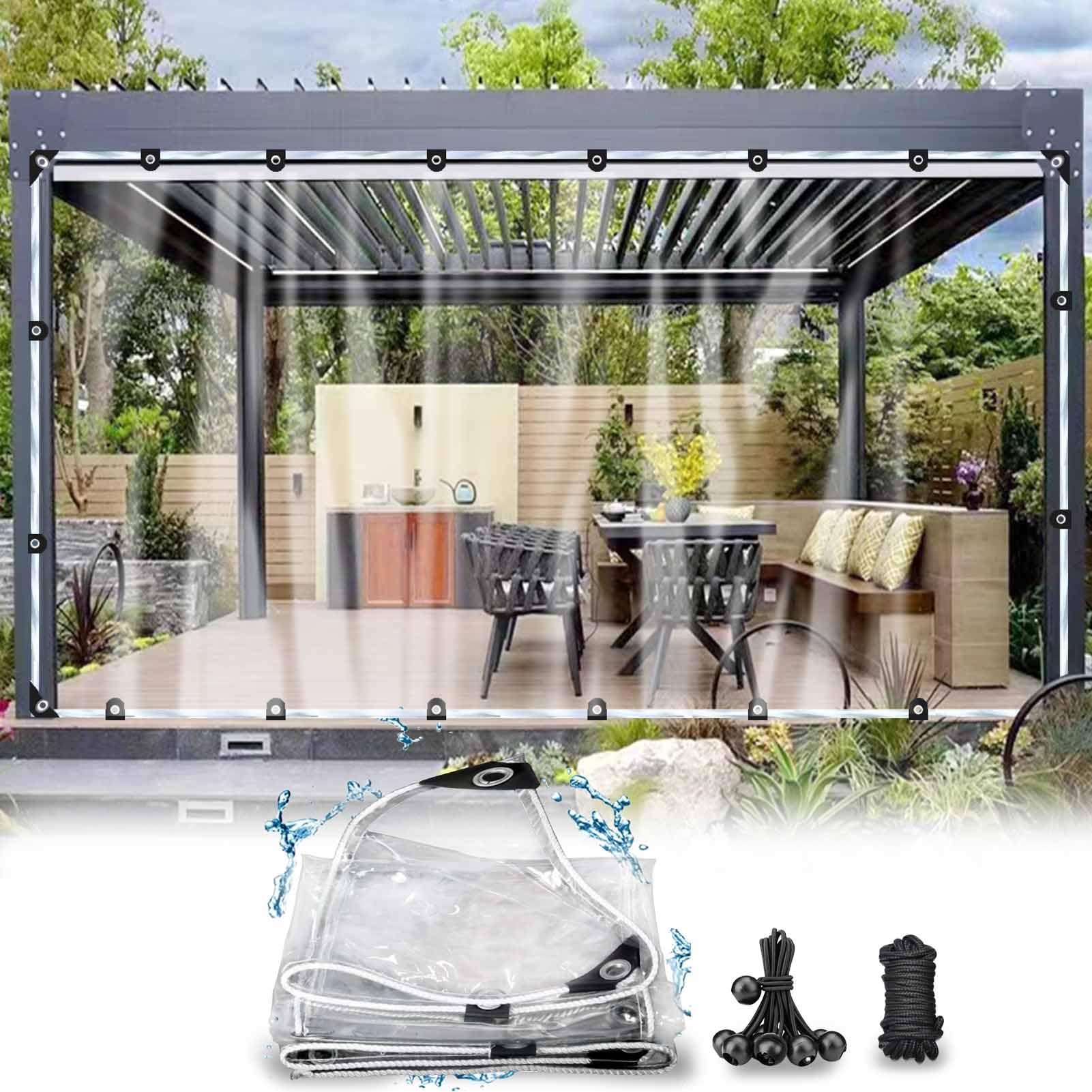 Amazon.com: Clear Tarps Heavy Duty Waterproof 13X17, Plastic