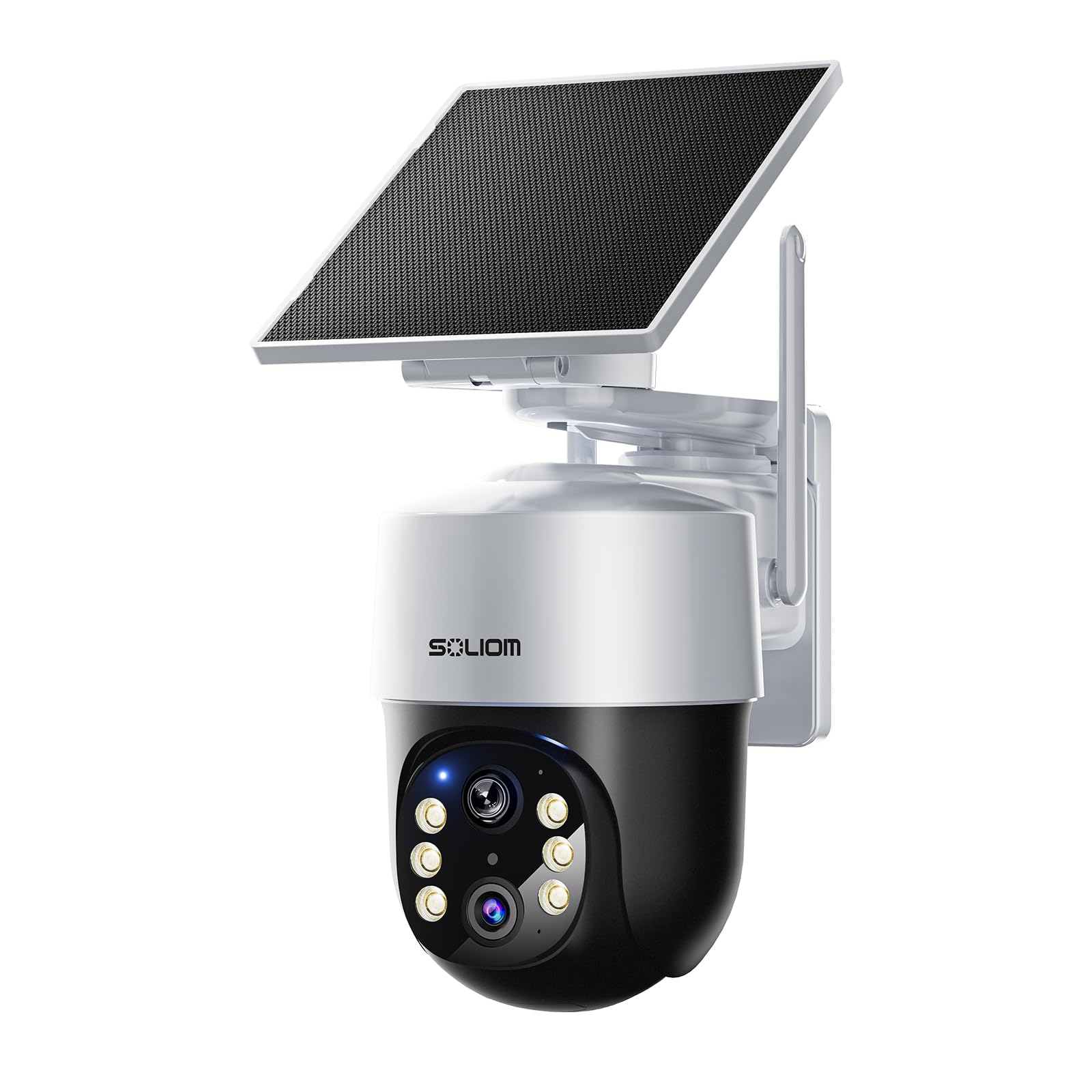 SOLIOM- True 4K HD Security Cameras Outdoor Wireless, Add-On Camera, Solar Powered, Auto Tracking,Requires SOLIOMBASE, SOLIOMBASE Supports Up to 4