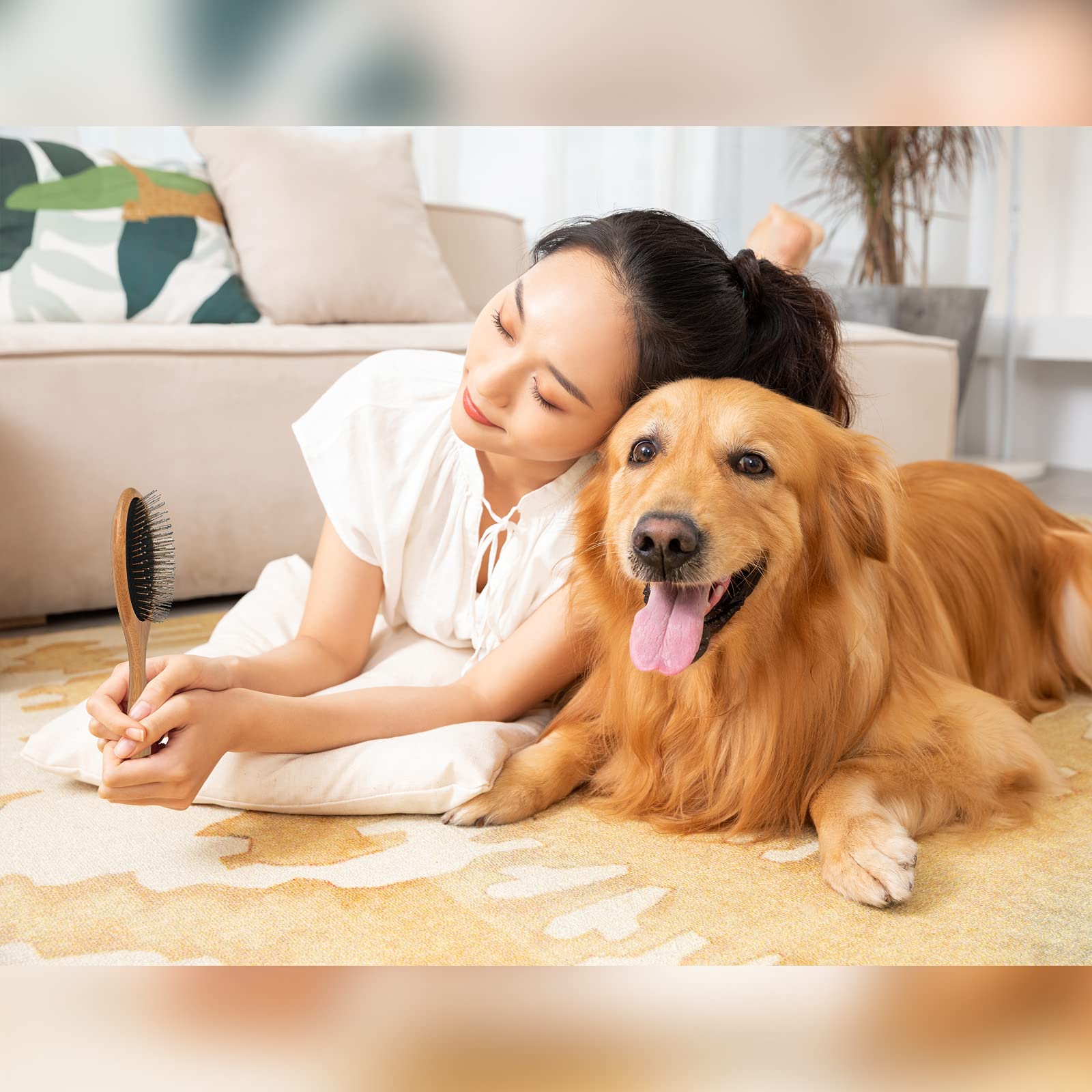 ClumsyPets Szczotka do pielęgnacji psów i kotów Szczotka do pielęgnacji zwierząt domowych