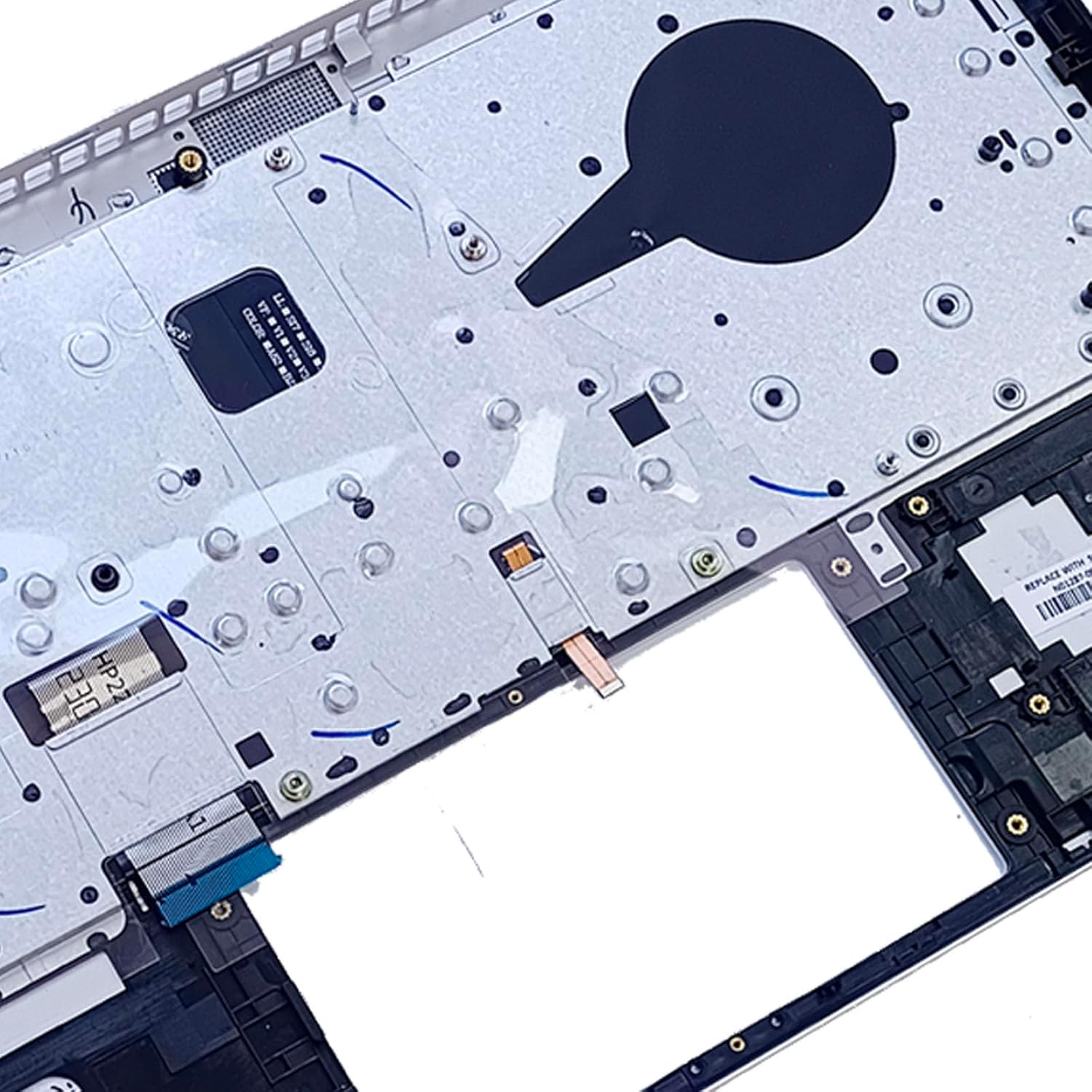 N01287-001 4BX8STATP00/TP70/TPJ0 Replacement for HP ProBook 440 G9 445 G9 Laptop Upper Top Cover Case Palmrest Backlit US Keyboard Assembly Part Silver