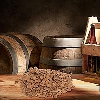 Vista 7 de Hemoton Paquete de 1 paquete de chips de roble para batidor francés, suministros para hacer vino, chips de roble para envejecer, cubos de whisky