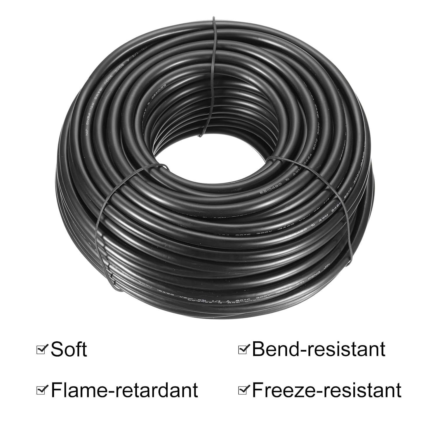 MECCANIXITY 22 Gauge Wire 5 Conductor Electrical Wire, 22 AWG Stranded PVC Cord, Low Voltage Oxygen-Free Tinned Copper Cable for LED Strip Lamp Lighting Marine Automotive, 30.5m/100ft