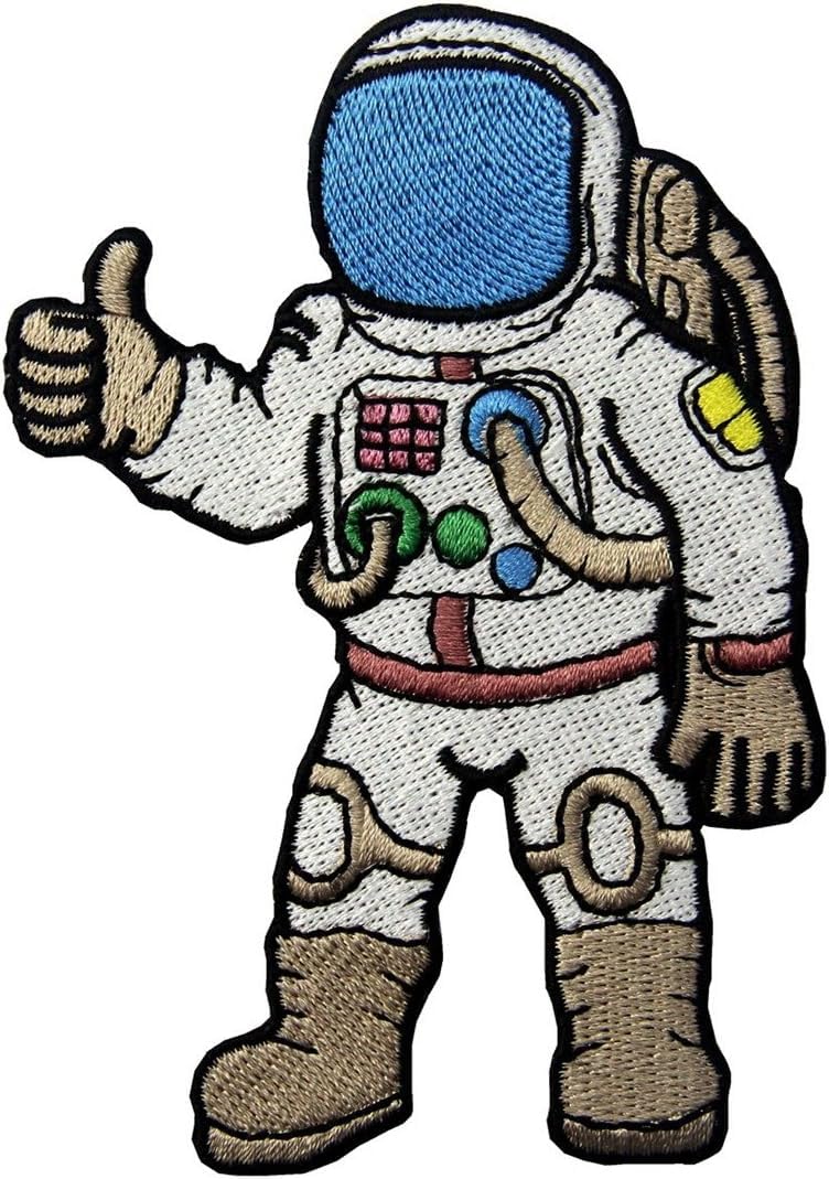 1 pc Embroidery Patch Sew on Repair Patches and Badges (Astronaut Man)
