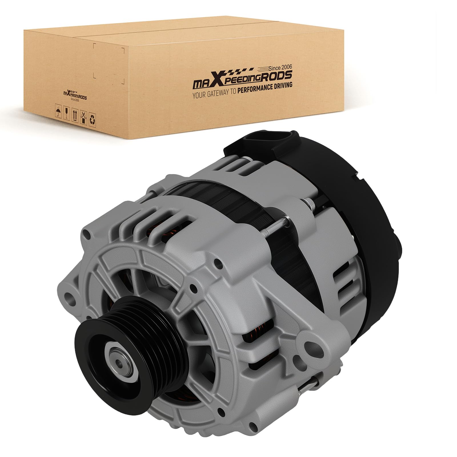 maXpeedingrods 96540542, 96838439, 96954113 12 V 85 A Alternador Generador para Chevrolet Lacetti Nubira Tricuerpo
